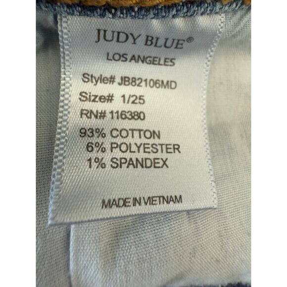 Judy Blue Women's Bristol Mid Rise Handsand Skinny Fit Jeans Size 1/25 - Picture 12 of 13